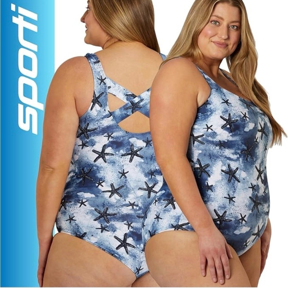 Sporti Women's One Piece Swimsuits Conservative Cut